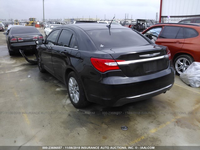 1C3CCBAB0EN212685 - 2014 CHRYSLER 200 LX BLACK photo 3