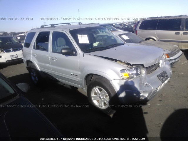 1FMYU95H46KB80053 - 2006 FORD ESCAPE HEV SILVER photo 1