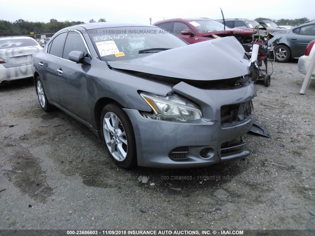 1N4AA5AP6EC471821 - 2014 NISSAN MAXIMA S/SV GRAY photo 1