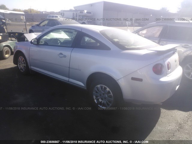 1G1AL15F377121226 - 2007 CHEVROLET COBALT LT SILVER photo 3