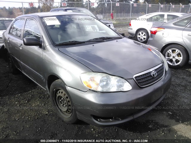 1NXBR32E07Z781741 - 2007 TOYOTA COROLLA CE/LE/S GRAY photo 1