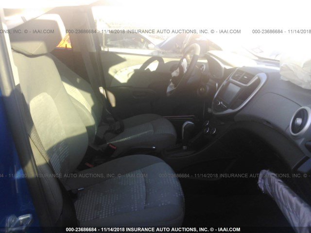 1G1JB5SH5H4142968 - 2017 CHEVROLET SONIC LS 蓝色 照片 5