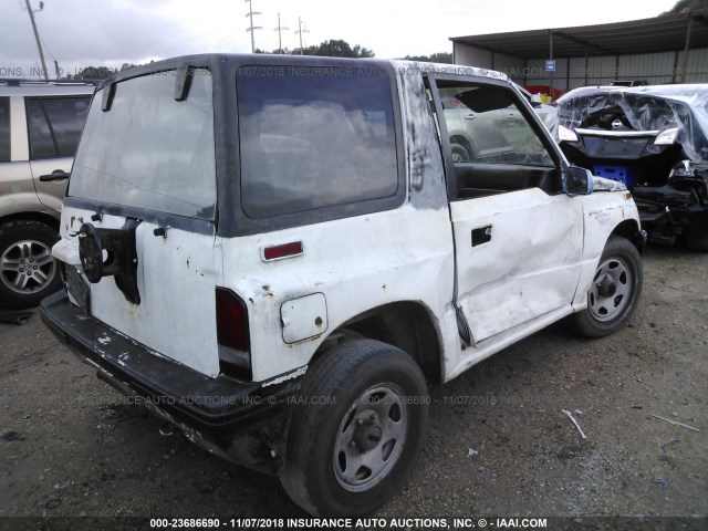 2CNBJ18U2N6906969 - 1992 GEO TRACKER WHITE photo 4