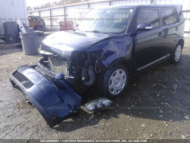 JTLKE50E281035457 - 2008 TOYOTA SCION XB Mavi foto 6