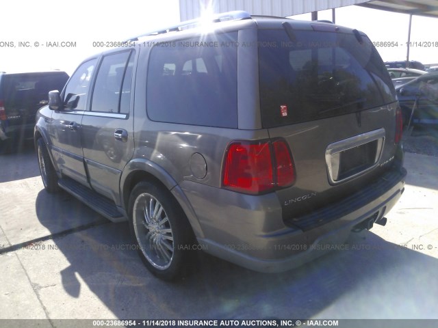 5LMFU27R33LJ34303 - 2003 LINCOLN NAVIGATOR 棕色 照片 3