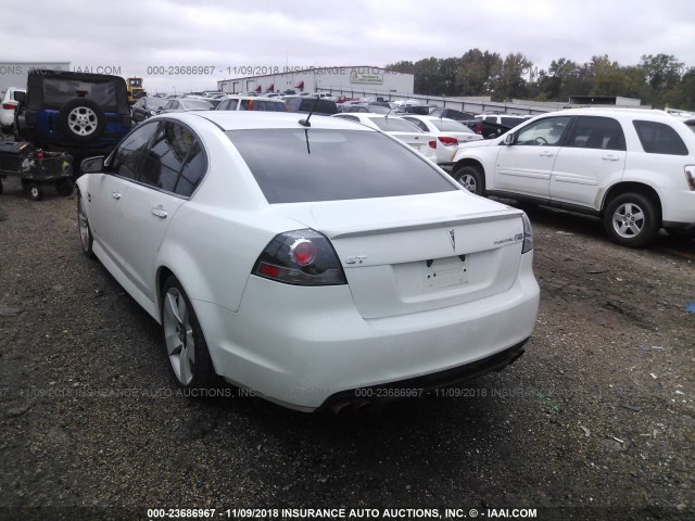 6G2EC57Y99L228815 - 2009 PONTIAC G8 GT WHITE photo 3