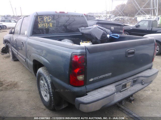 2GCEC13T561160218 - 2006 CHEVROLET SILVERADO C1500 Light Blue photo 3