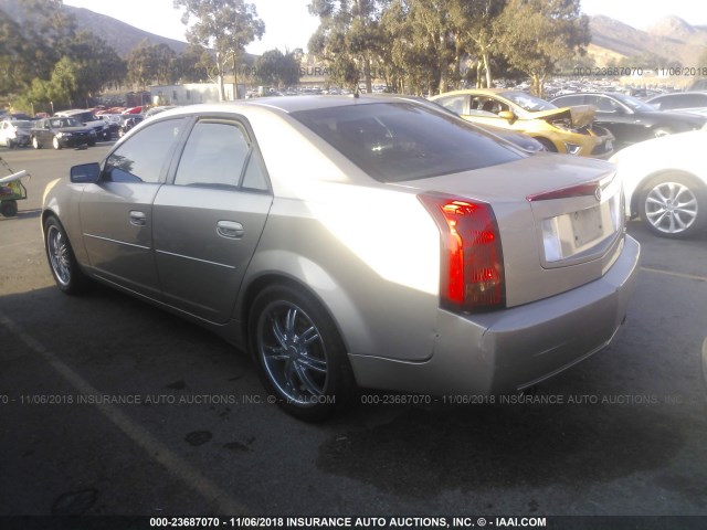 1G6DP577460117427 - 2006 CADILLAC CTS HI FEATURE V6 GOLD photo 3