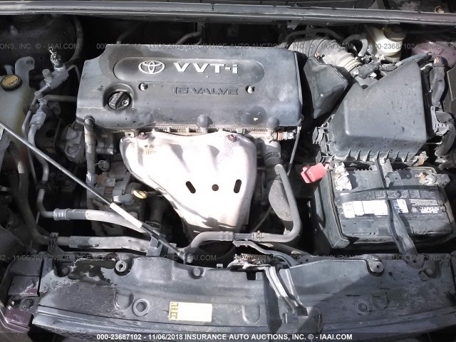 JTLZE4FE1A1115144 - 2010 TOYOTA SCION XB მუქწითელი ფოტო 10