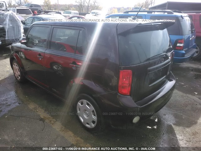 JTLZE4FE1A1115144 - 2010 TOYOTA SCION XB მუქწითელი ფოტო 3