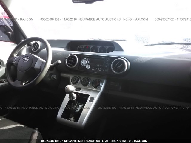 JTLZE4FE1A1115144 - 2010 TOYOTA SCION XB მუქწითელი ფოტო 5