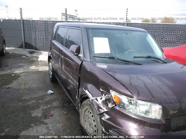 JTLZE4FE1A1115144 - 2010 TOYOTA SCION XB მუქწითელი ფოტო 6