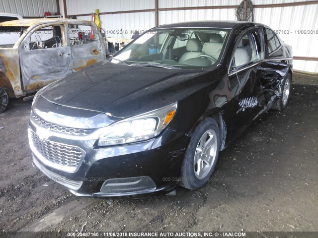 1G11B5SL6FF343283 - 2015 CHEVROLET MALIBU LS BLACK photo 2