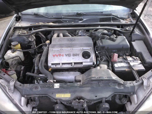 4T1BF32K93U556825 - 2003 TOYOTA CAMRY LE/XLE/SE GREEN photo 10