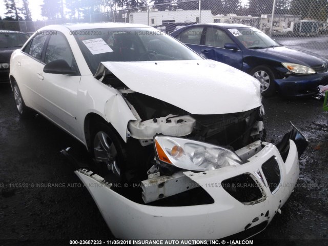 1G2ZG58N074264021 - 2007 PONTIAC G6 SE WHITE photo 1