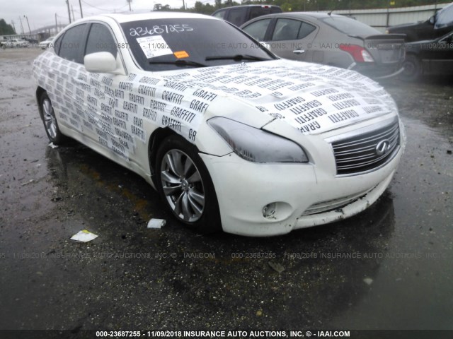 JN1BY1AP6BM322630 - 2011 INFINITI M37 WHITE photo 1