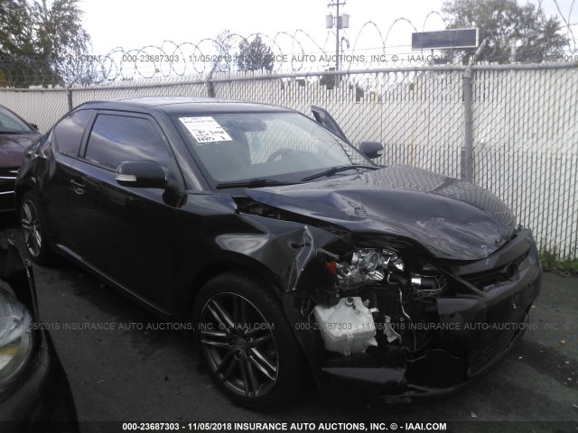 JTKJF5C79C3030134 - 2012 TOYOTA SCION TC 黑色 照片 1