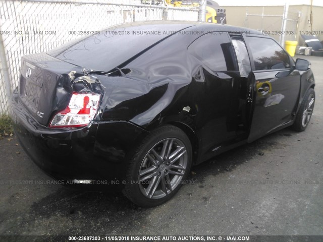 JTKJF5C79C3030134 - 2012 TOYOTA SCION TC 黑色 照片 4