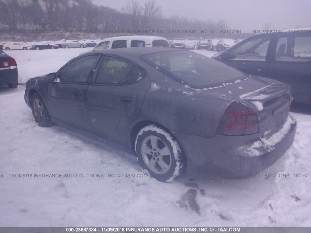 2G2WP522851157289 - 2005 PONTIAC GRAND PRIX ნაცრისფერი ფოტო 3