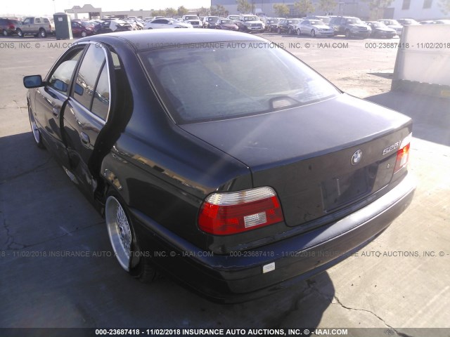 WBADT43481GF55849 - 2001 BMW 525 I AUTOMATIC BLACK photo 3