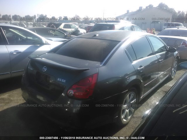 1N4BA41E87C801782 - 2007 NISSAN MAXIMA SE/SL GRAY photo 4