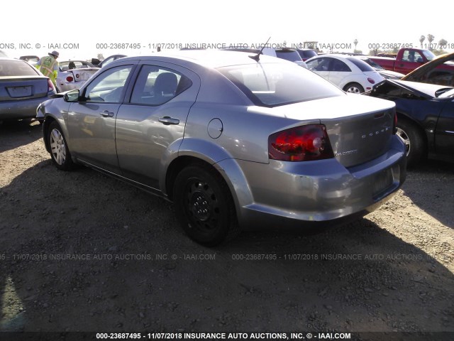 1B3BD4FB3BN578646 - 2011 DODGE AVENGER EXPRESS GRAY photo 3