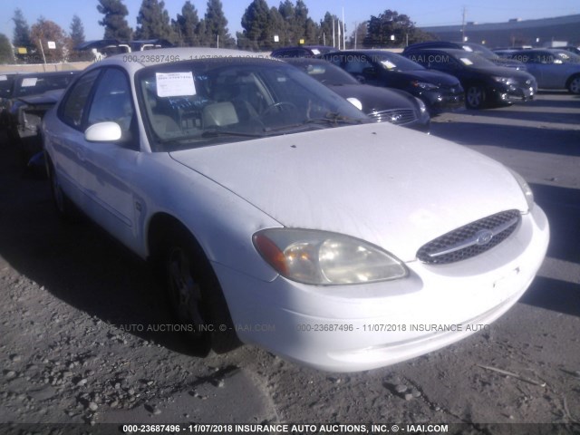 1FAHP55S03G122350 - 2003 FORD TAURUS SES WHITE photo 1