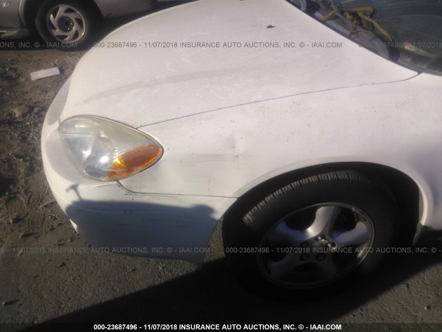 1FAHP55S03G122350 - 2003 FORD TAURUS SES WHITE photo 6