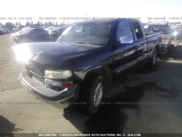 2GCEC19V9Y1364435 - 2000 CHEVROLET SILVERADO C1500 BLACK photo 2