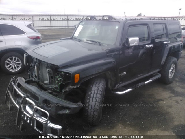 5GTDN136468146378 - 2006 HUMMER H3 BLACK photo 2