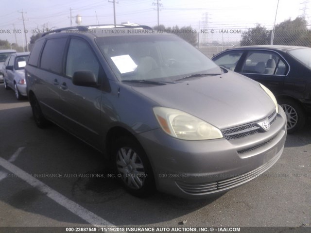 5TDZA23C44S203577 - 2004 TOYOTA SIENNA CE/LE GREEN photo 1