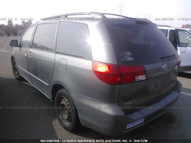 5TDZA23C44S203577 - 2004 TOYOTA SIENNA CE/LE GREEN photo 3