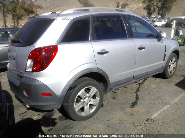3GNAL2EK9ES510727 - 2014 CHEVROLET CAPTIVA LS 银色 照片 4