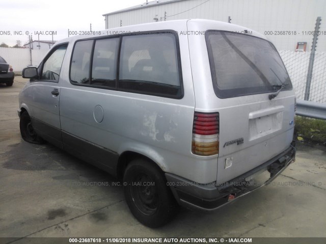 1FMCA11U4PZA44943 - 1993 FORD AEROSTAR GRAY photo 3