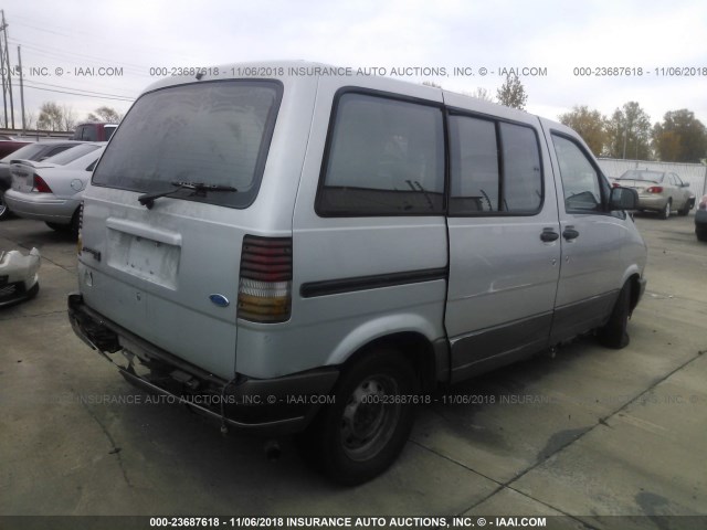 1FMCA11U4PZA44943 - 1993 FORD AEROSTAR GRAY photo 4