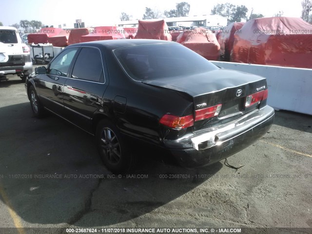 4T1BF28K71U117525 - 2001 TOYOTA CAMRY LE/XLE Schwarz Foto 3