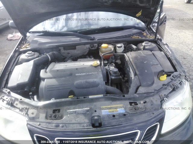 YS3FD46Y071101152 - 2007 SAAB 9-3 2.0T BLACK photo 10