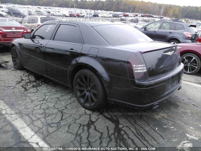 2C3KA73W46H362209 - 2006 CHRYSLER 300C SRT-8 BLACK photo 3