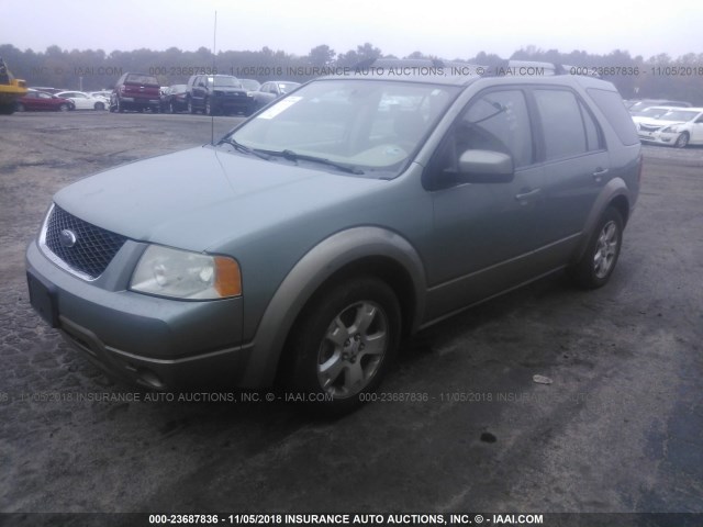 1FMDK02157GA24471 - 2007 FORD FREESTYLE SEL GRAY photo 2