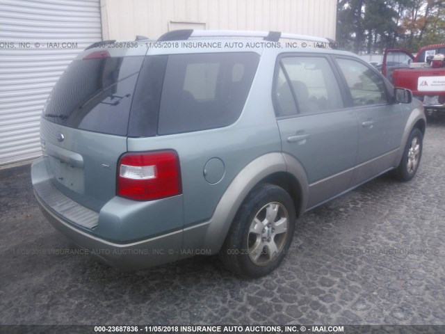 1FMDK02157GA24471 - 2007 FORD FREESTYLE SEL GRAY photo 4