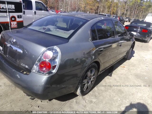 1N4AL11D35C166625 - 2005 NISSAN ALTIMA S/SL GRAY photo 4