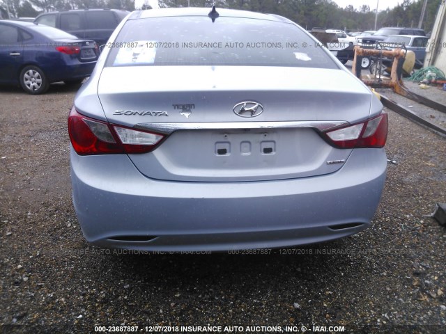 5NPEC4ACXCH368867 - 2012 HYUNDAI SONATA SE/LIMITED BLUE photo 6