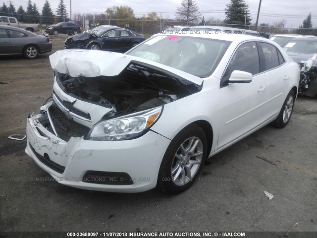 1G11C5SA9DF199379 - 2013 CHEVROLET MALIBU 1LT WHITE photo 2