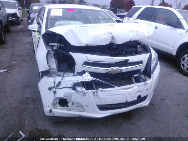 1G11C5SA9DF199379 - 2013 CHEVROLET MALIBU 1LT WHITE photo 6