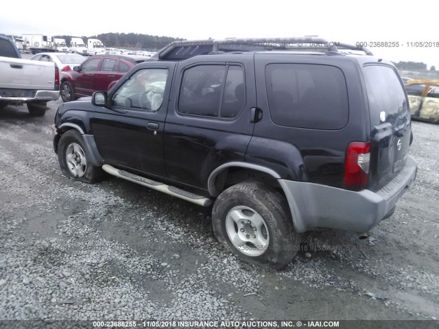 5N1ED28T23C701772 - 2003 NISSAN XTERRA XE/SE BLACK photo 3