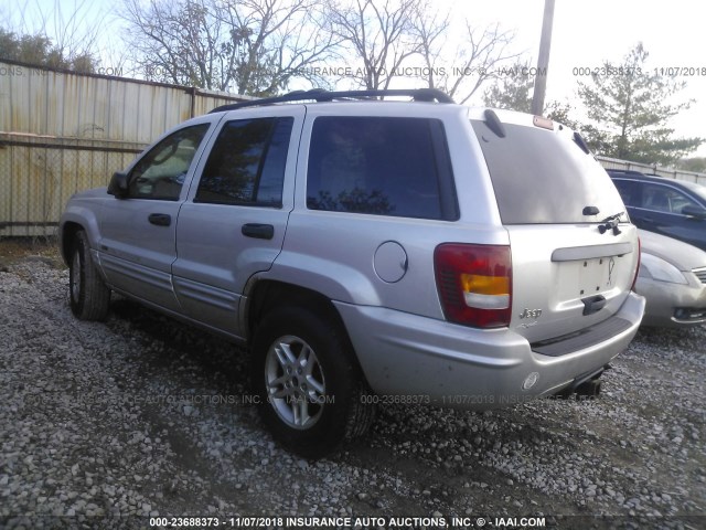 1J4GW48S14C272145 - 2004 JEEP GRAND CHEROKEE LAREDO/COLUMBIA/FREEDOM 银色 照片 3