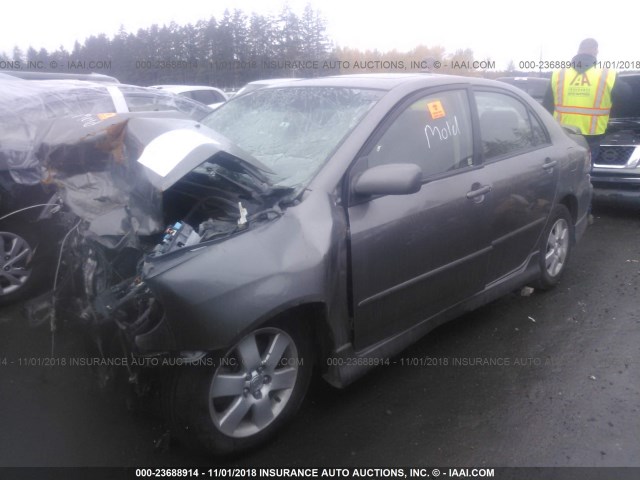 1NXBR32E87Z816770 - 2007 TOYOTA COROLLA CE/LE/S GRAY photo 2