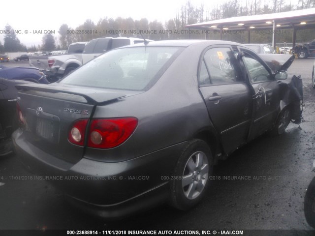 1NXBR32E87Z816770 - 2007 TOYOTA COROLLA CE/LE/S GRAY photo 4