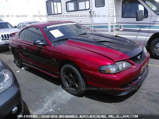 1FAFP42X2WF232909 - 1998 FORD MUSTANG GT MAROON photo 1