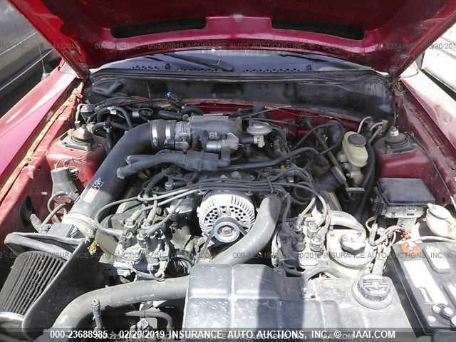 1FAFP42X2WF232909 - 1998 FORD MUSTANG GT MAROON photo 10